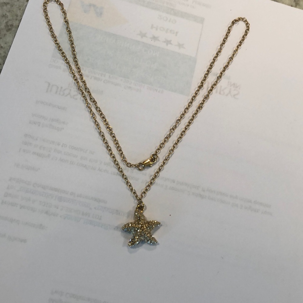 Jcrew starfish necklace